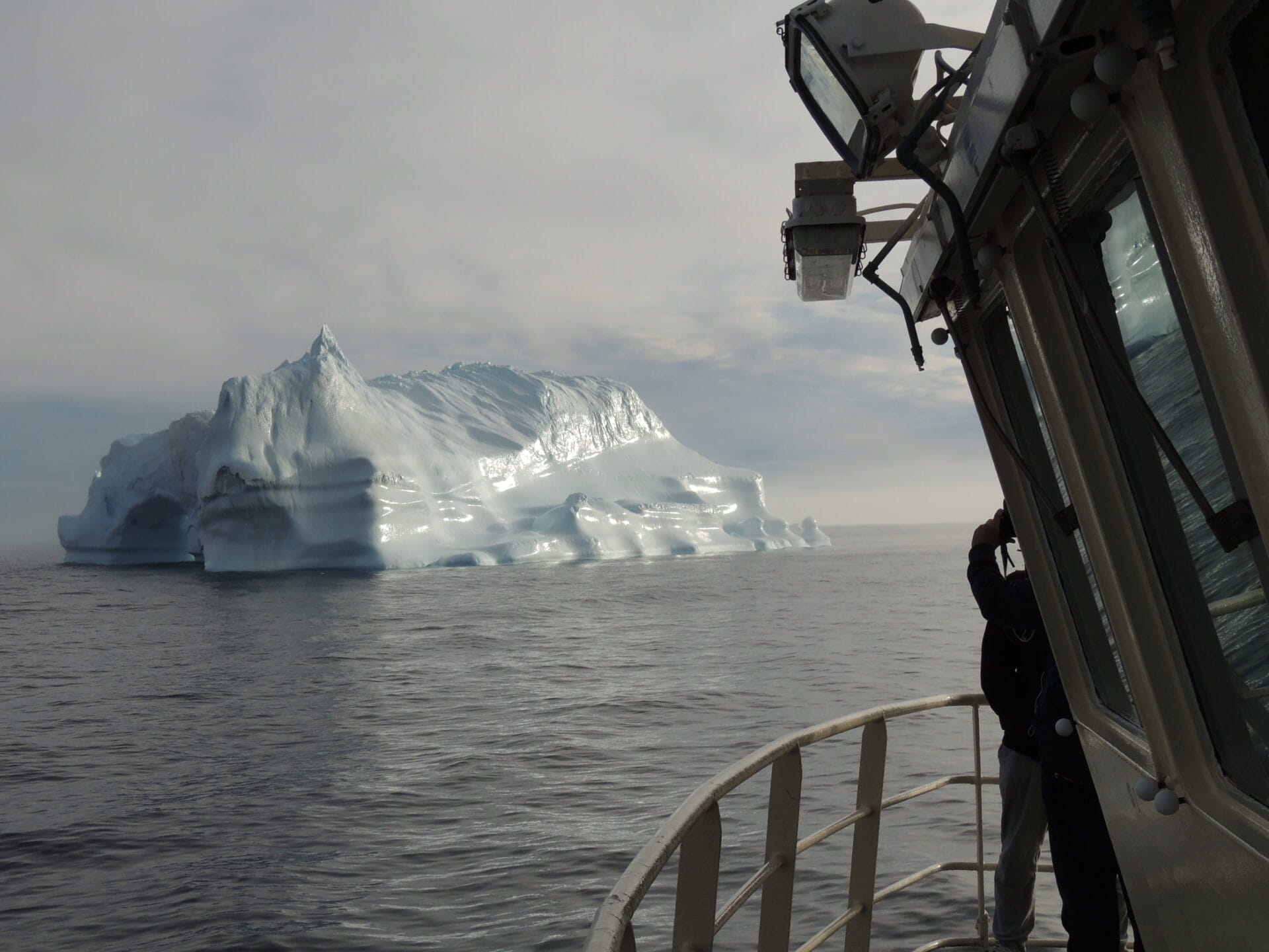 photograph of iceberg
