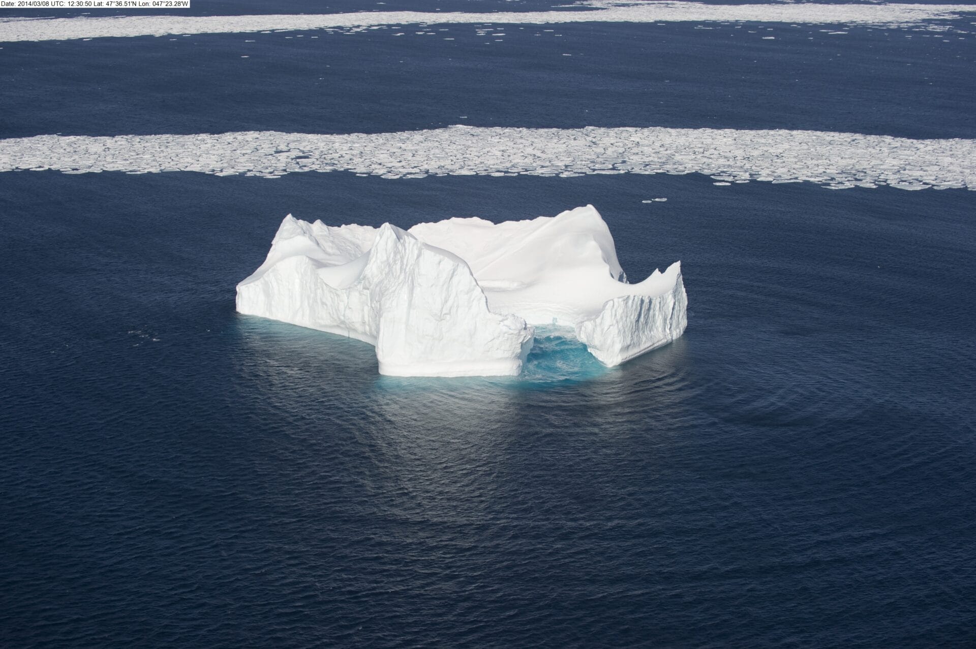 fotografía de iceberg